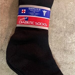 Men’s Black Diabetic Socks Therapeutic Neuropathy Socks 3pack size large 10-13